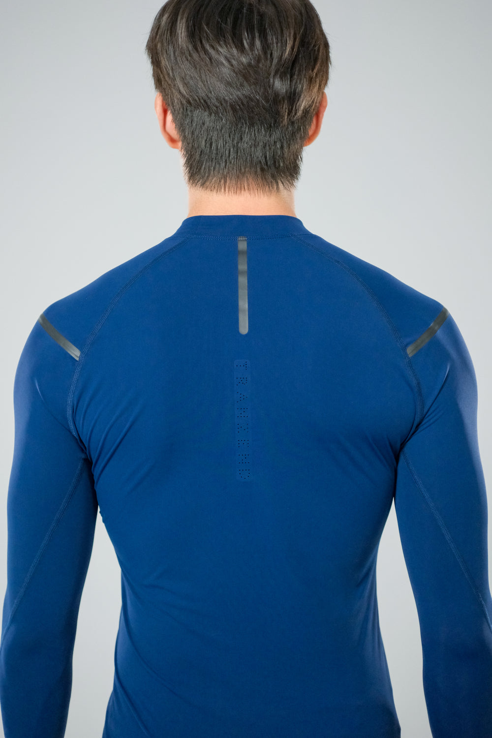 Sport (抗UV) 高領長袖上衣-男-皇室藍