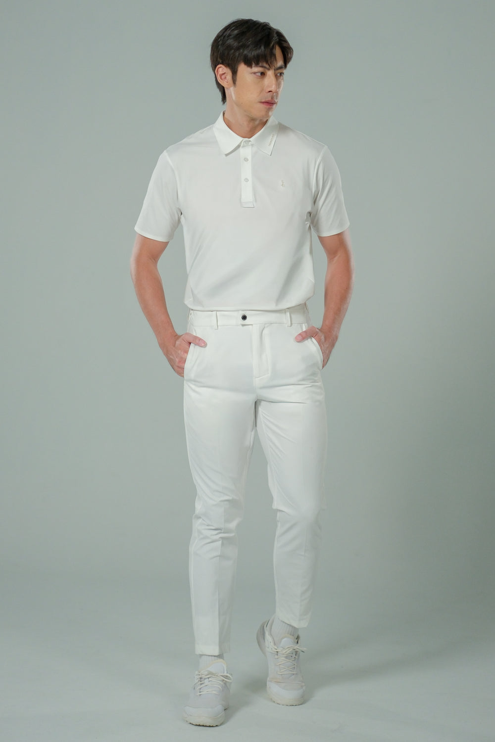 Ace Trousers-Ace 高爾夫長褲-男-經典白