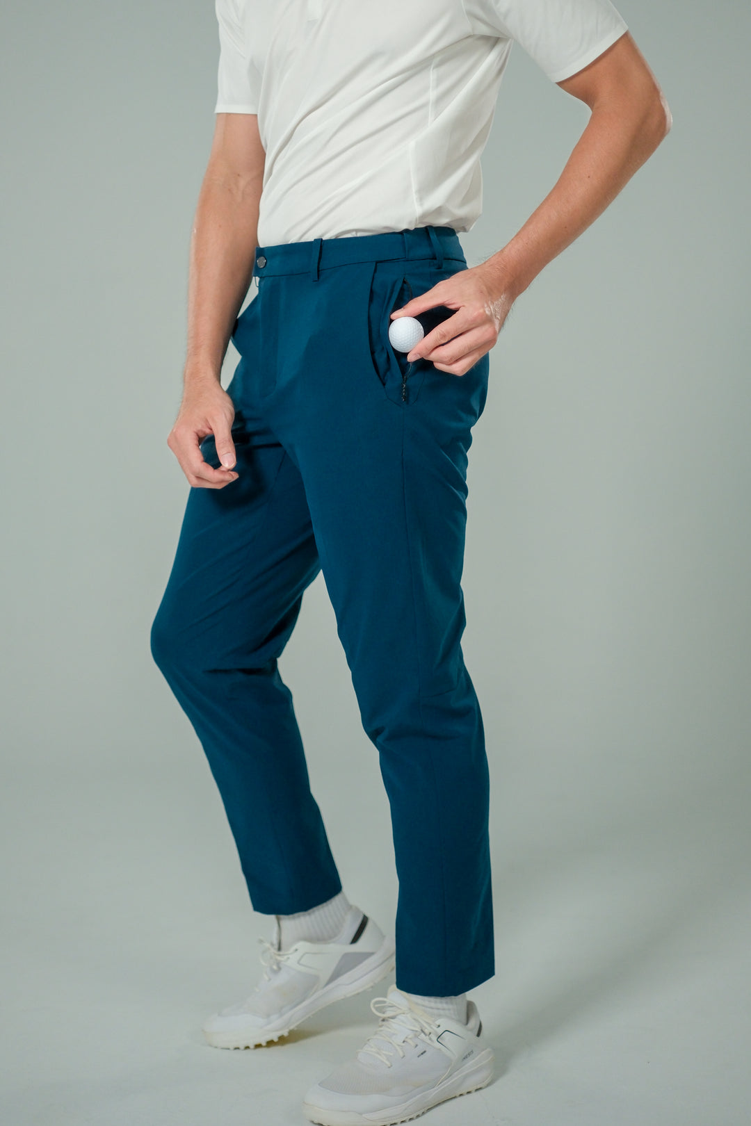 Ace Trousers-Ace 高爾夫長褲-男-孔雀藍