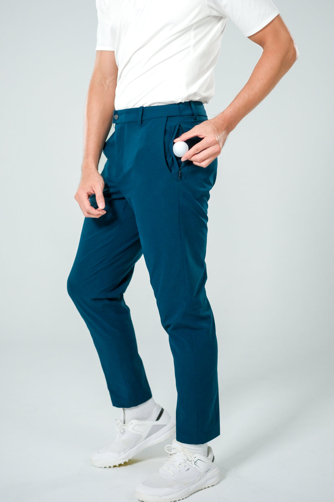 Ace Trousers-Ace 高爾夫長褲-男-孔雀藍