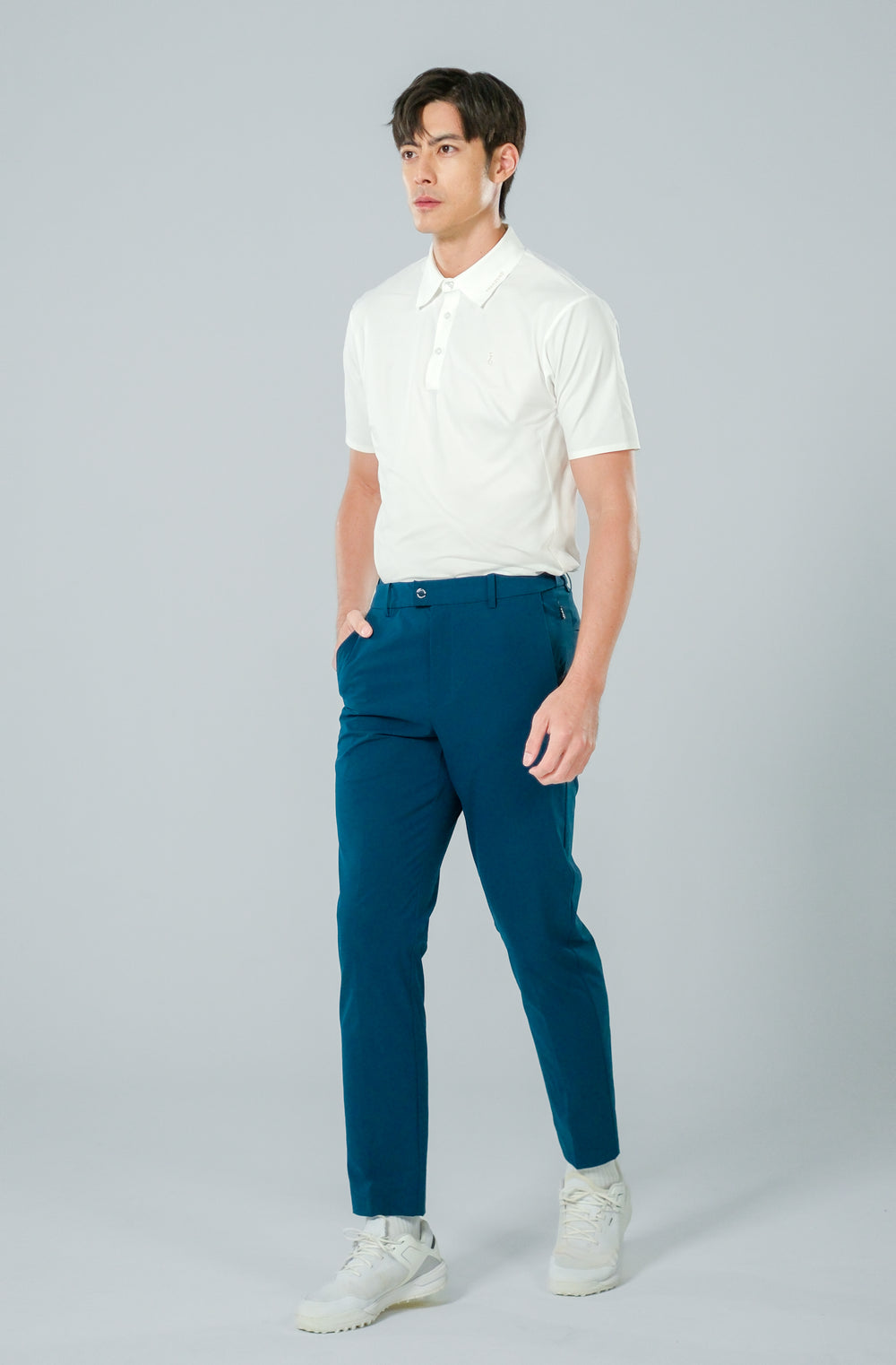 Ace Trousers-Ace 高爾夫長褲-男-孔雀藍