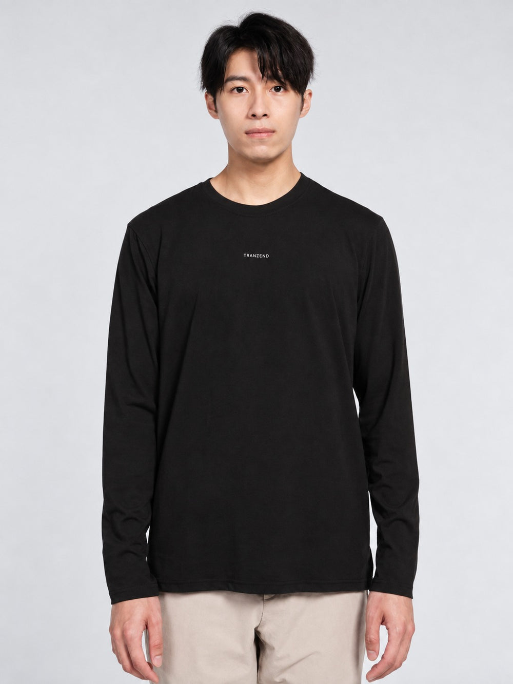 TRANZEND ultra-tee-2-0-圓領-長袖-4 men 極致黑 hover — URBAN EC studio