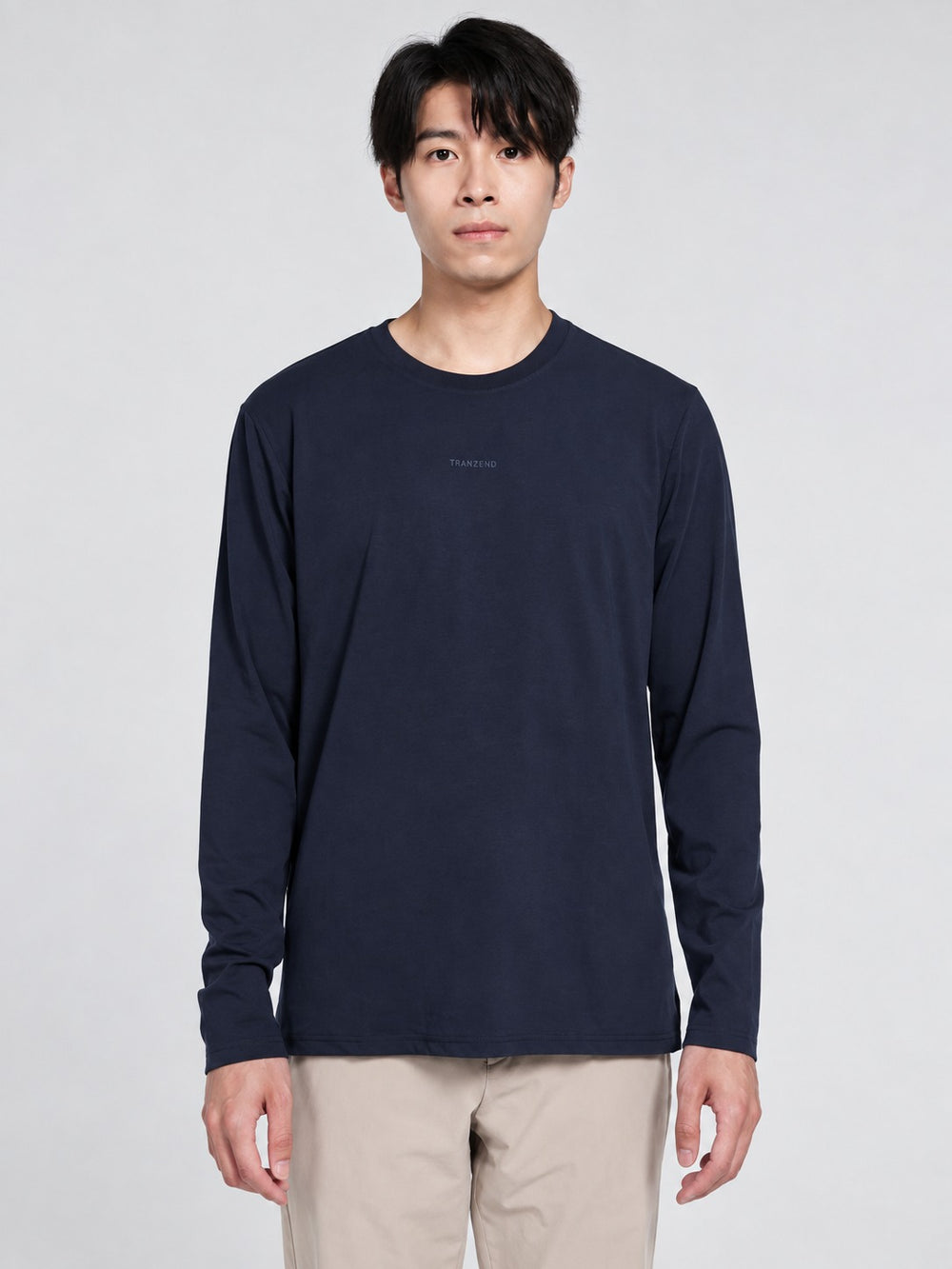 TRANZEND ultra-tee-2-0-圓領-長袖-4 men 永夜藍 hover — URBAN EC studio