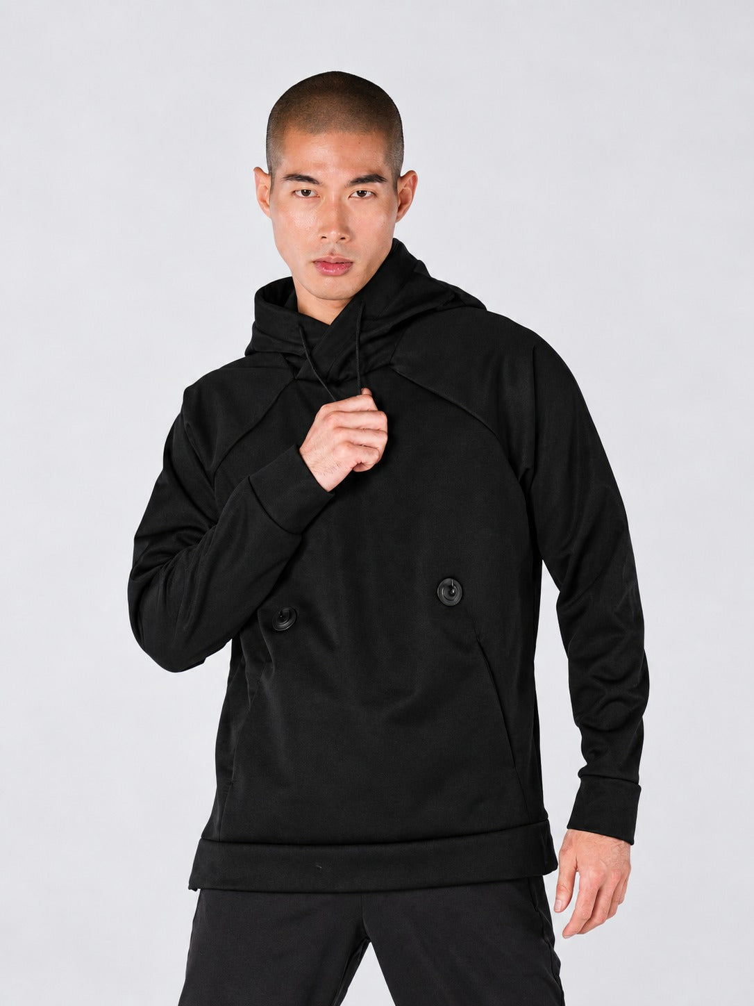 TRANZEND ultra-hoodie-air men 黑色 cover — URBAN EC studio
