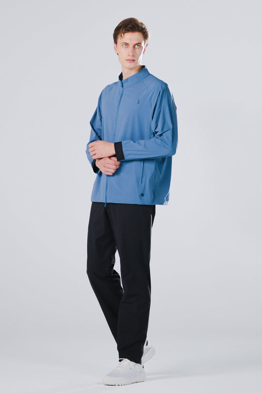 TRANZEND 冰感彈力外套 男 藍 EC照