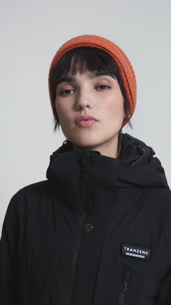 Balaclava Knitted Hat / WOMEN / 宇宙橙 / EC video