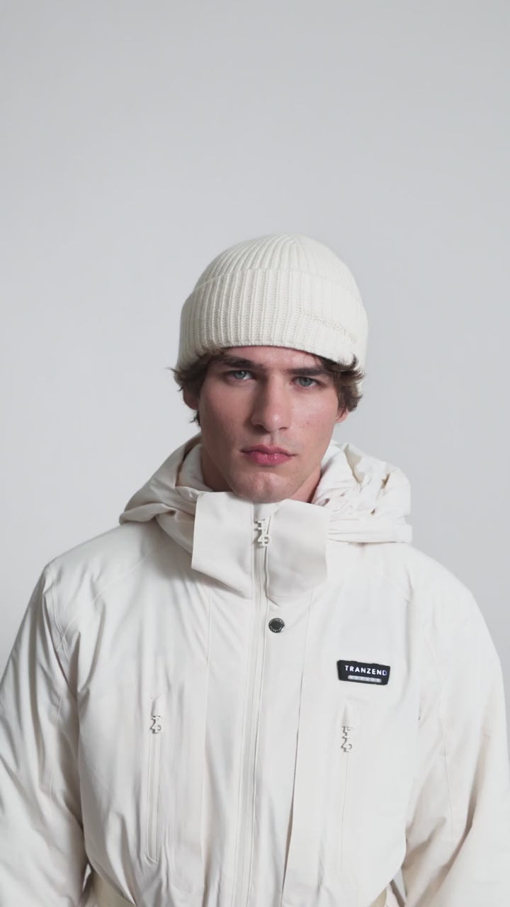 Balaclava Knitted Hat / MEN / 米白 / EC video