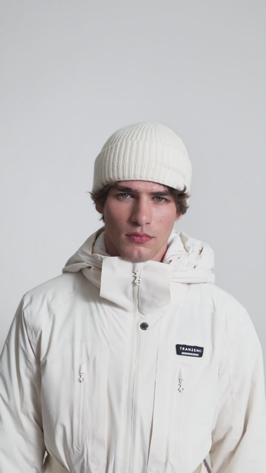 Balaclava Knitted Hat / MEN / 米白 / EC video