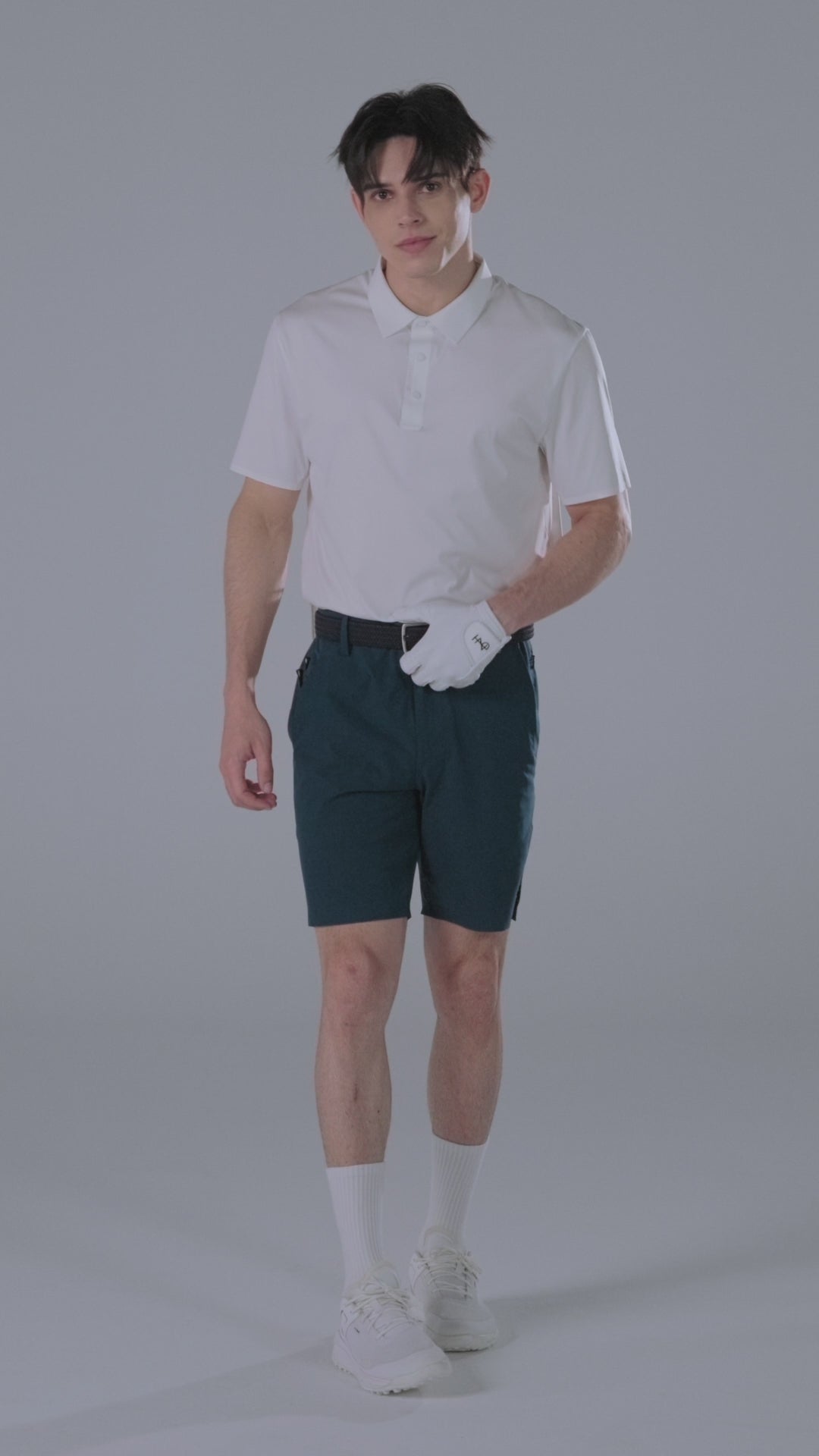 TRANZEND 防潑水彈力短褲 男 藍 影片