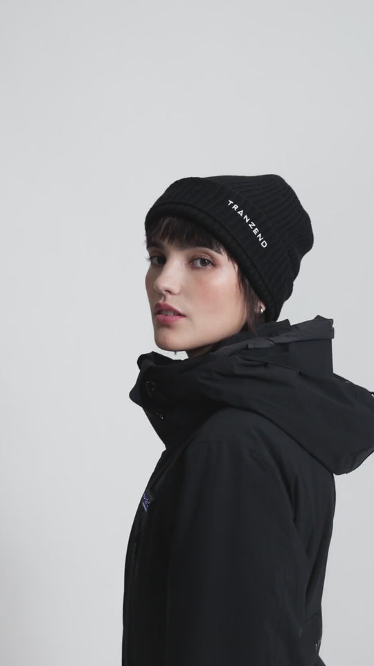 Balaclava Knitted Hat / WOMEN / 經典黑 / EC video