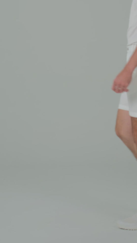 Ace Shorts-Ace 高爾夫短褲-男- 經典白