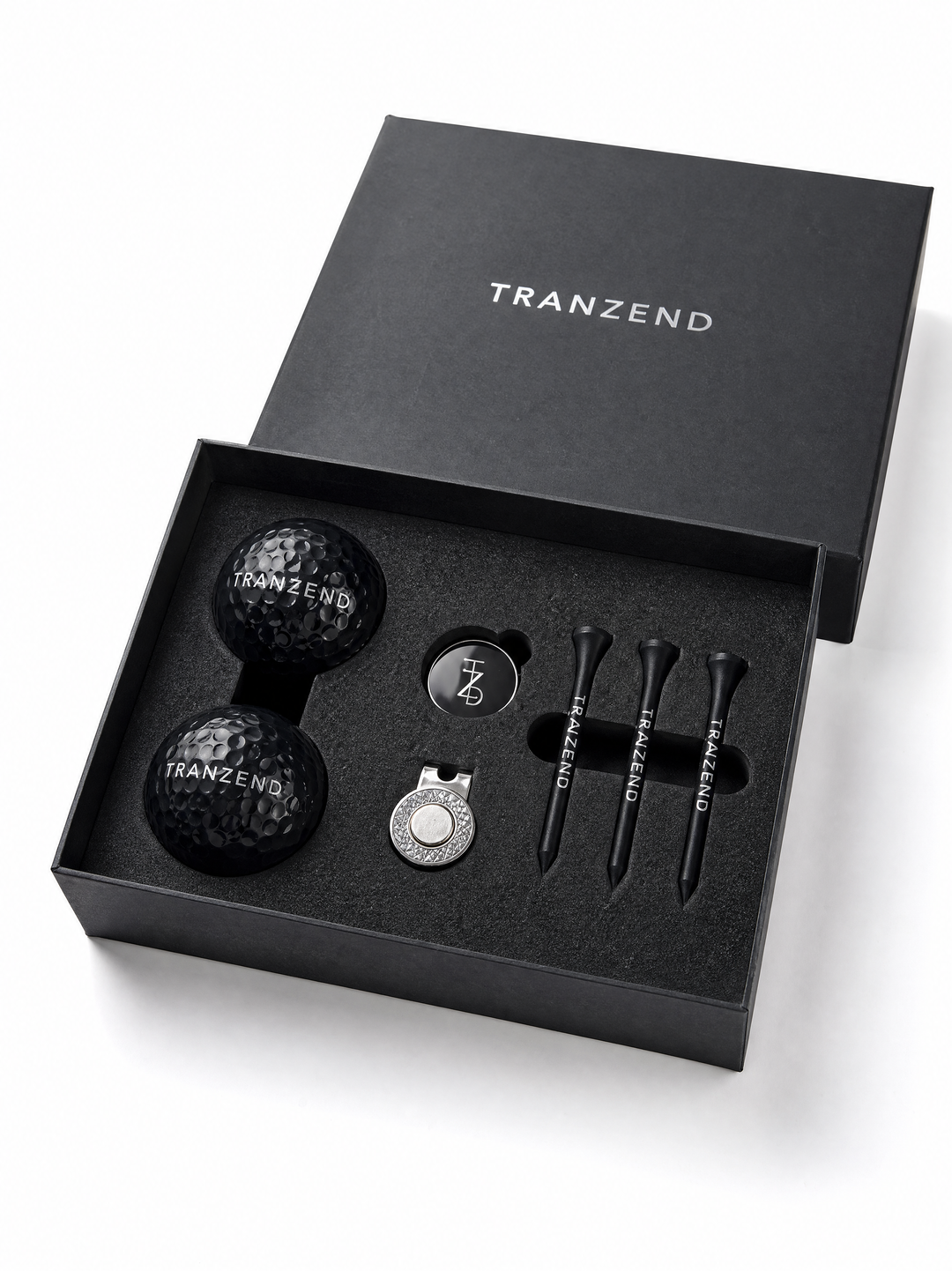 TRANZEND 高爾夫禮盒組 男女 黑 EC照