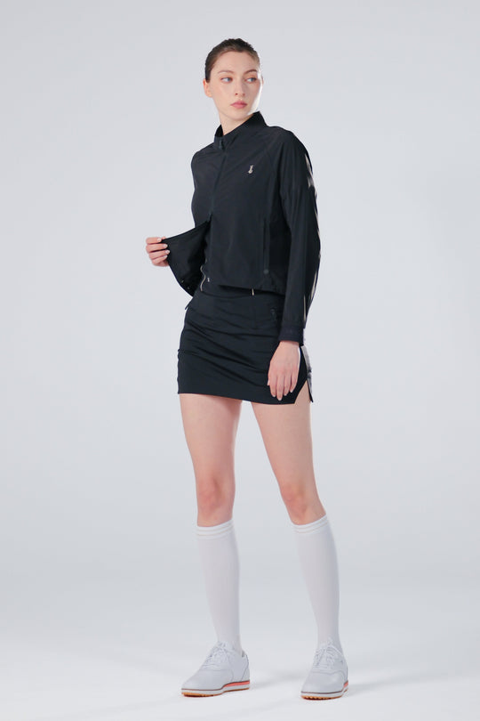 TRANZEND 冰感彈力外套 女 黑 EC照