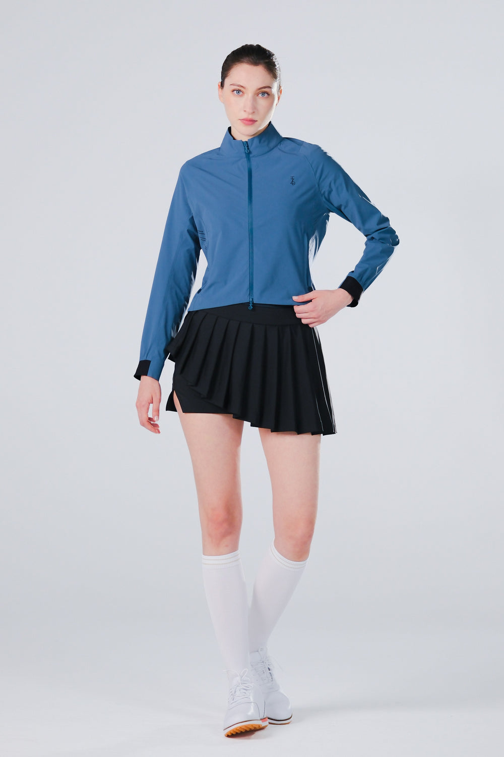 TRANZEND 冰感彈力外套 女 藍綠 EC照