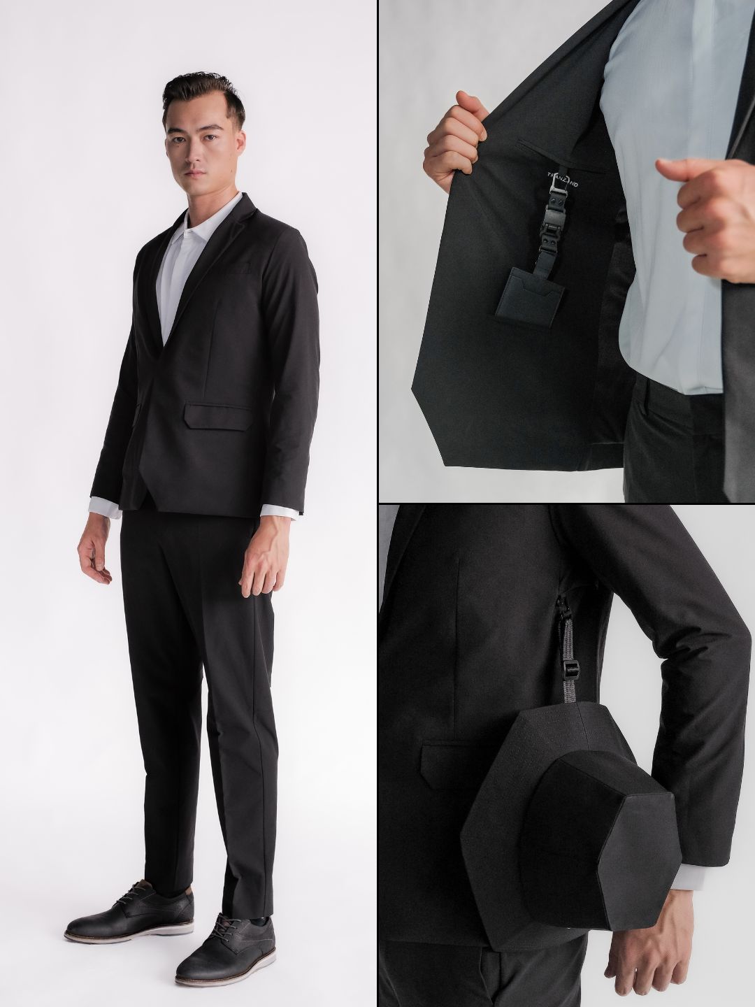 Ultra Suit 3.0 單排扣套裝組合 經典黑 + M-system - TRANZEND
