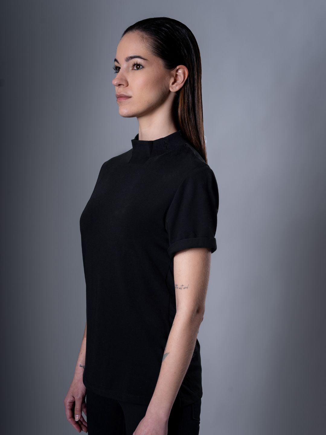 Ultra Tee 小高領 短袖 - TRANZEND