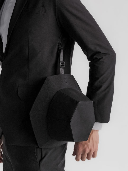 Ultra Suit 3.0 雙排扣外套 經典黑 - TRANZEND
