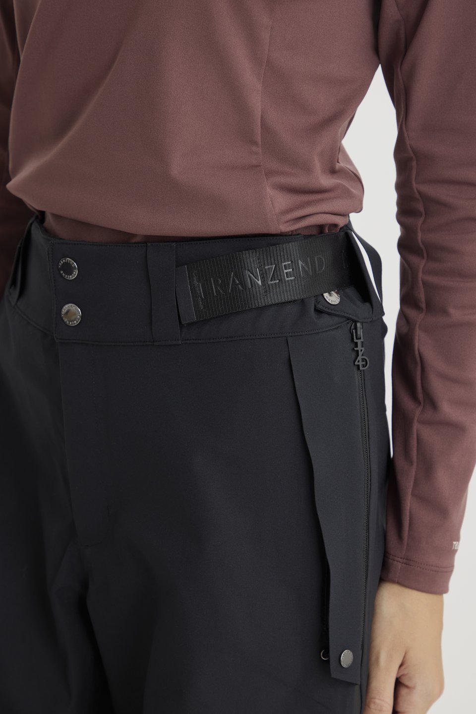 Storm Trousers 女裝實穿／黑・腰部調節細節