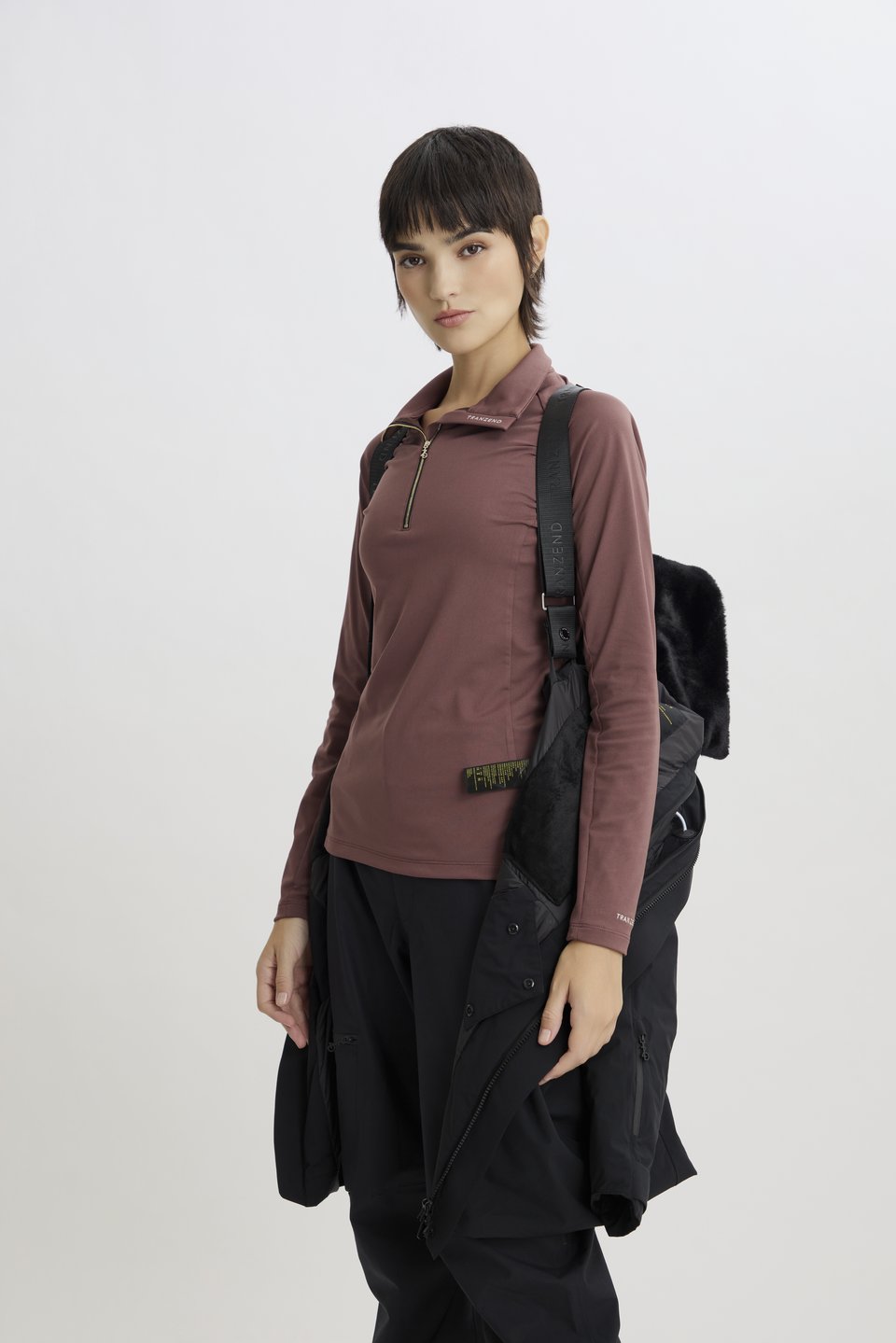 Ultra Coat 3.0 經典黑 Sling 背帶背負方式
